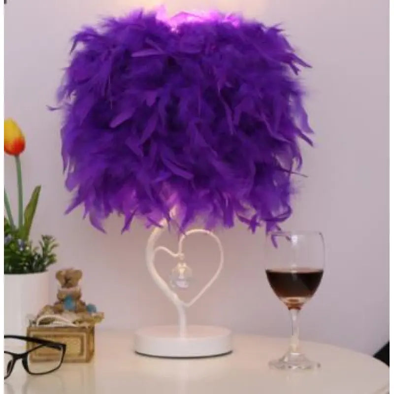 EvoGlow - scandinavian feather cloud table lamp