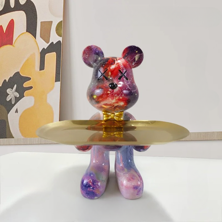 Craftbear - bear figurine with tray