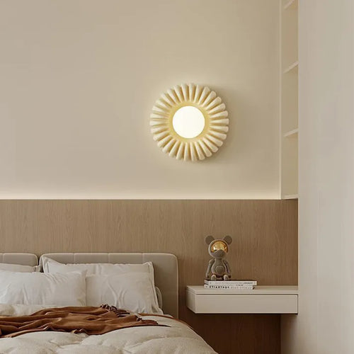 Creativeglow - modern resin wall light for bedroom