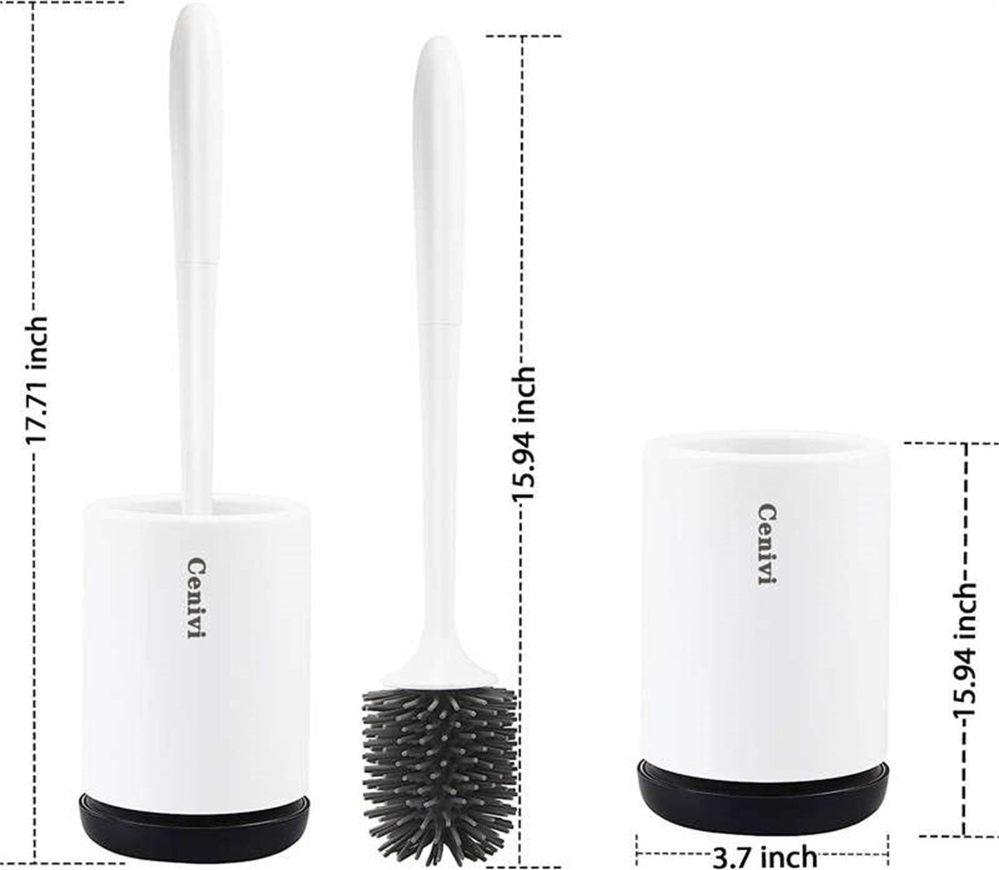 Modern toilet brush set for the household