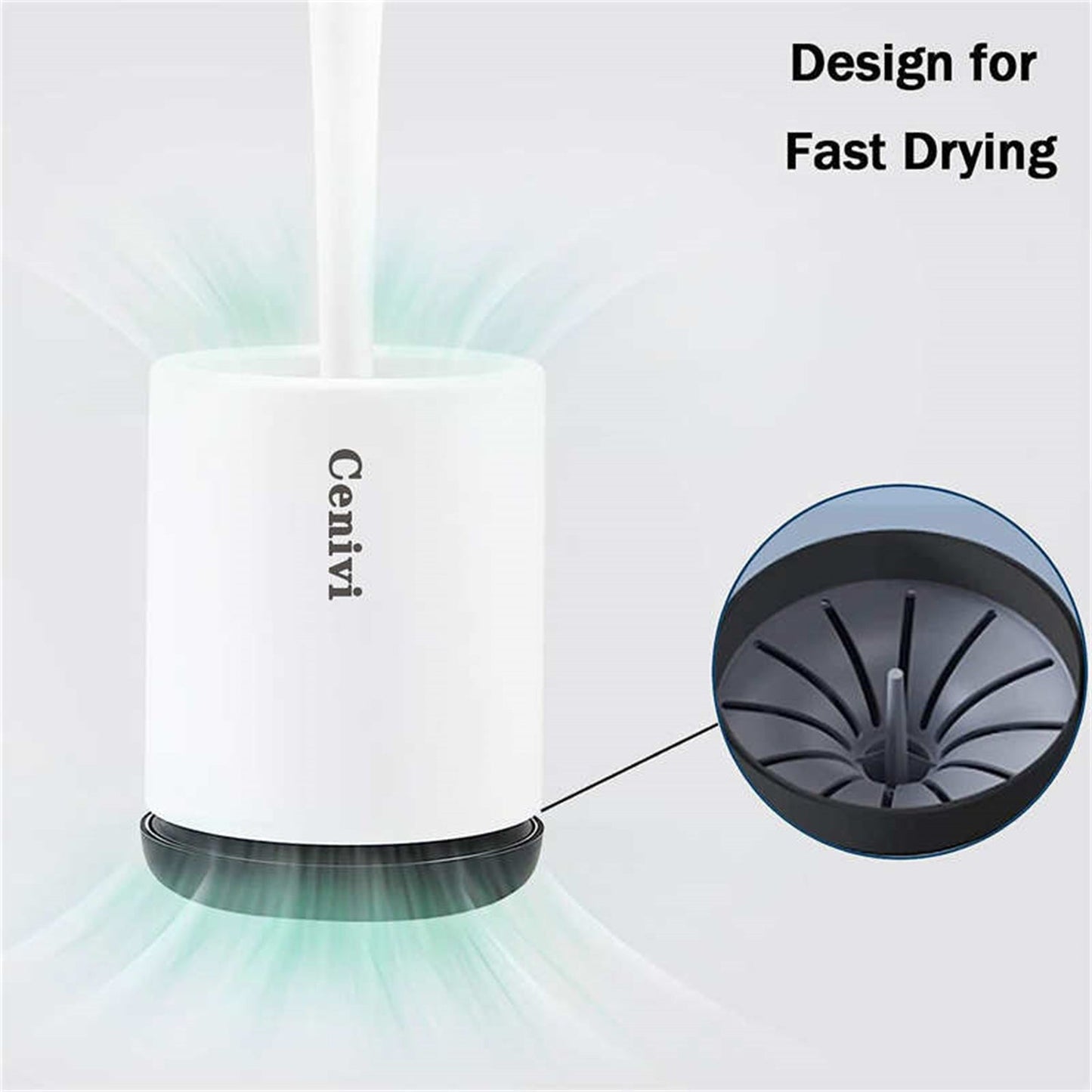 Modern toilet brush set for the household
