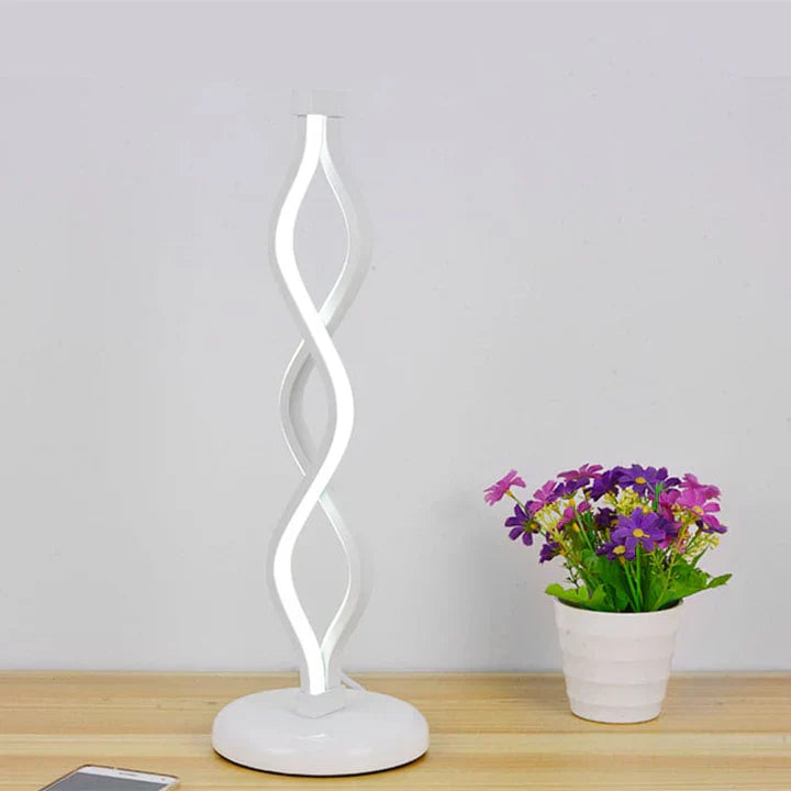 LightElegance - female spiral led table lamp