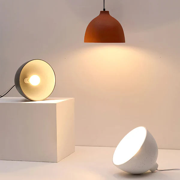 Urban Chic Resin Bowl Pendant Light