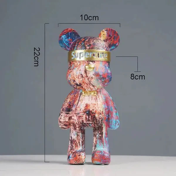 Brollybear - graffiti bear figure
