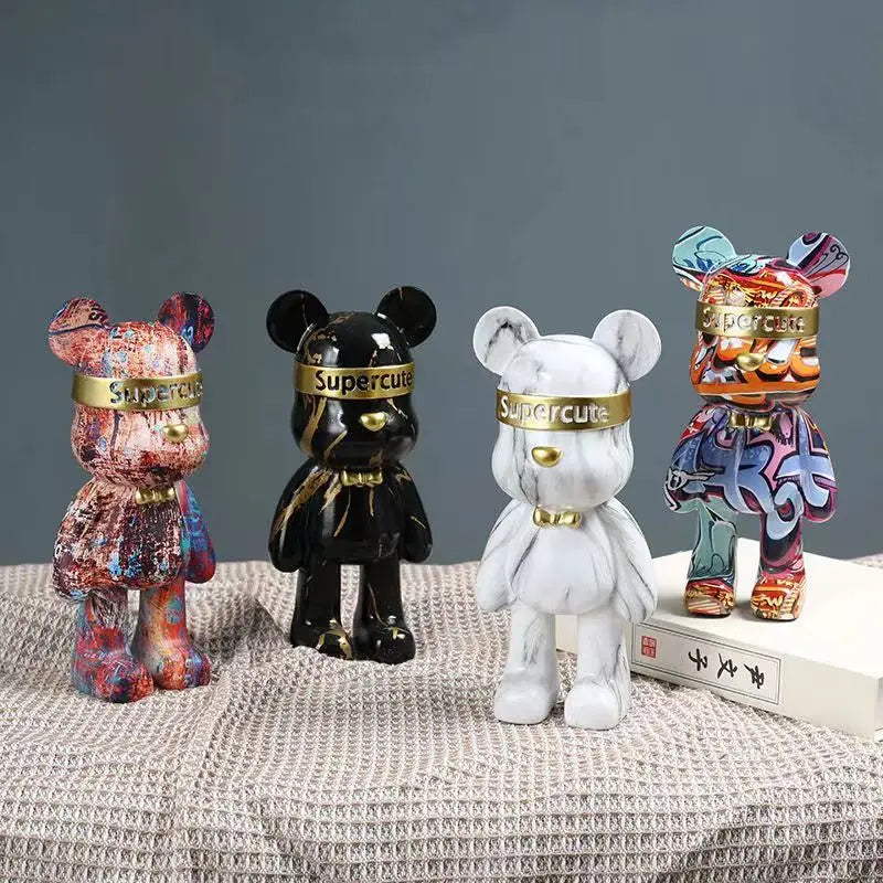 Brollybear - graffiti bear figure