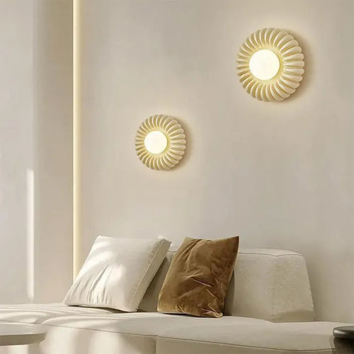 Creativeglow - modern resin wall light for bedroom