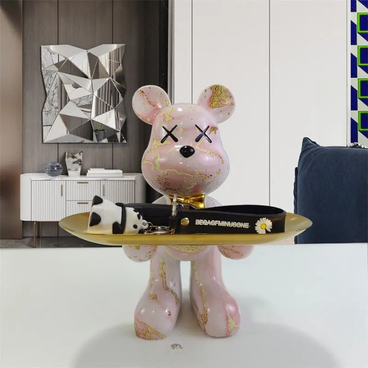 Craftbear - bear figurine with tray