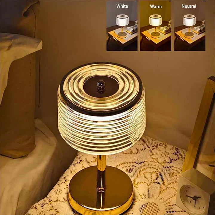 LED ring table lamp