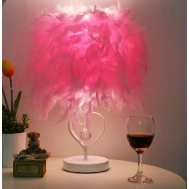 EvoGlow - scandinavian feather cloud table lamp