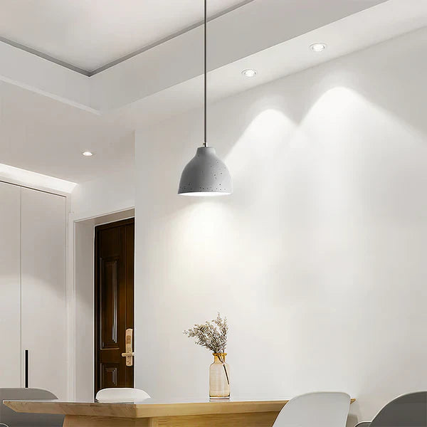Urban Chic Resin Bowl Pendant Light