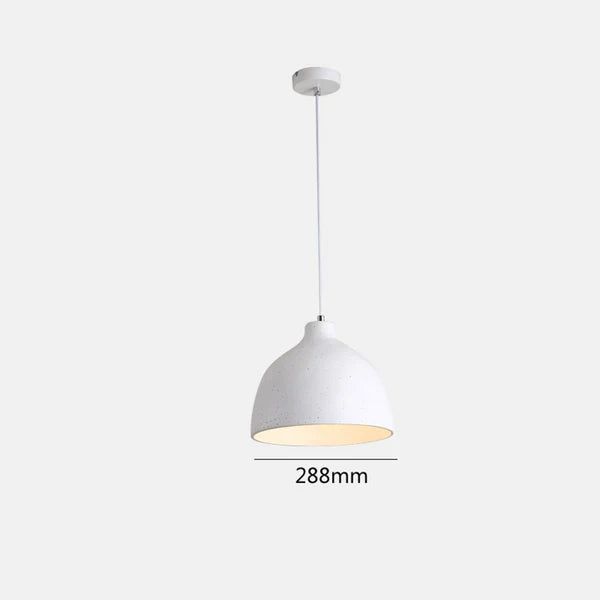 Urban Chic Resin Bowl Pendant Light