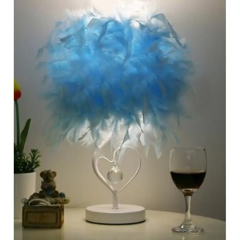 EvoGlow - scandinavian feather cloud table lamp