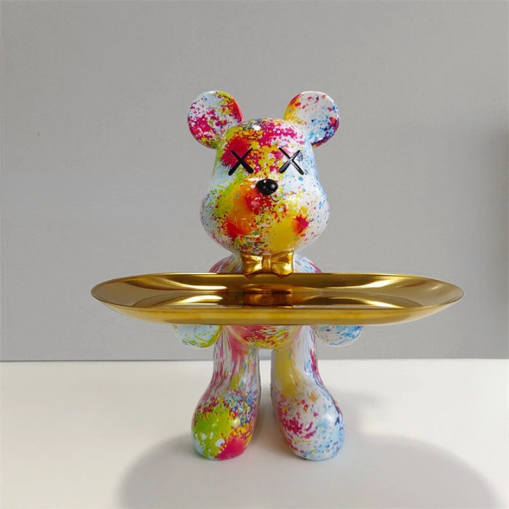 Craftbear - bear figurine with tray