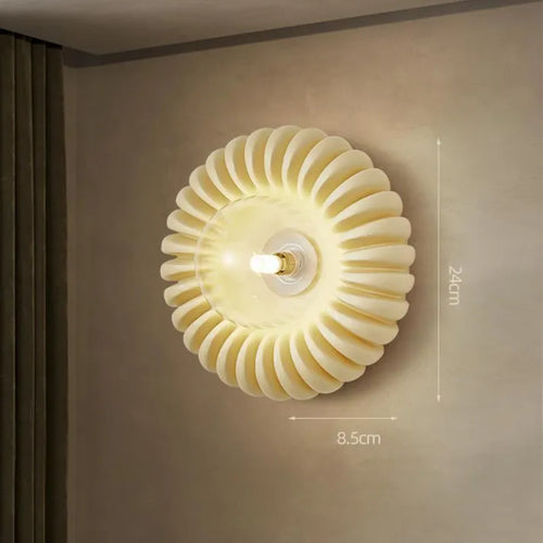 Creativeglow - modern resin wall light for bedroom