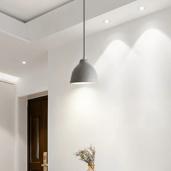 Urban Chic Resin Bowl Pendant Light