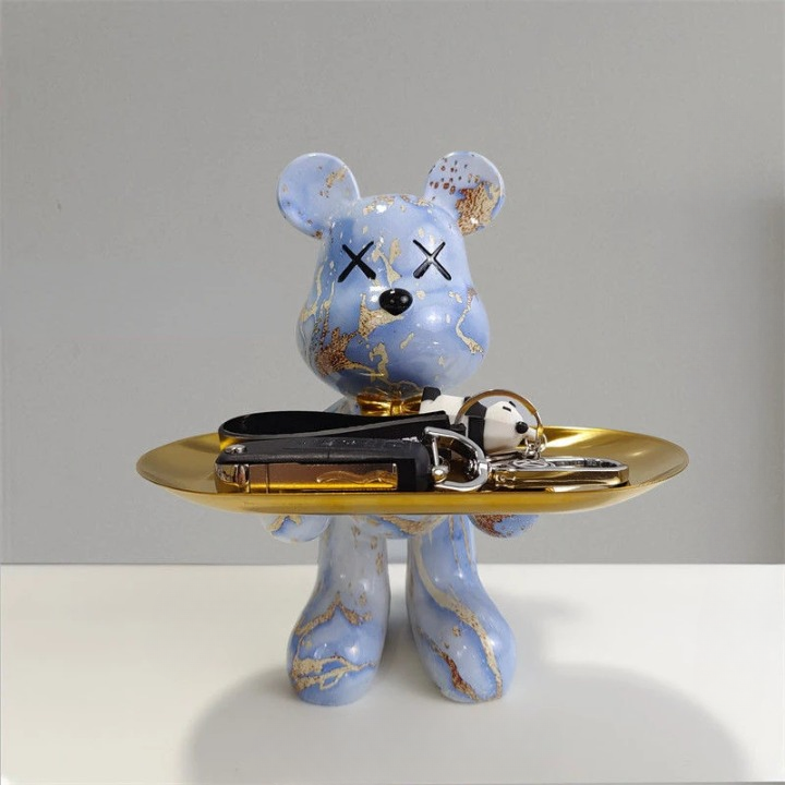 Craftbear - bear figurine with tray