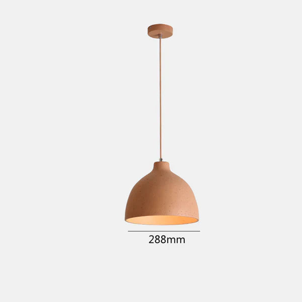 Urban Chic Resin Bowl Pendant Light