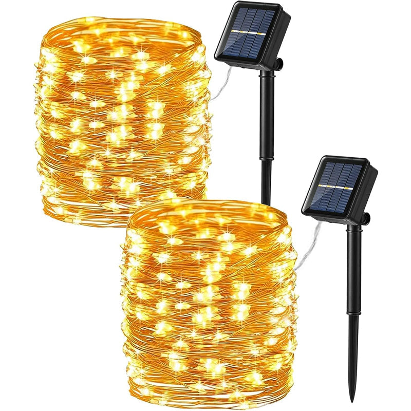 8 Modes solar light chains