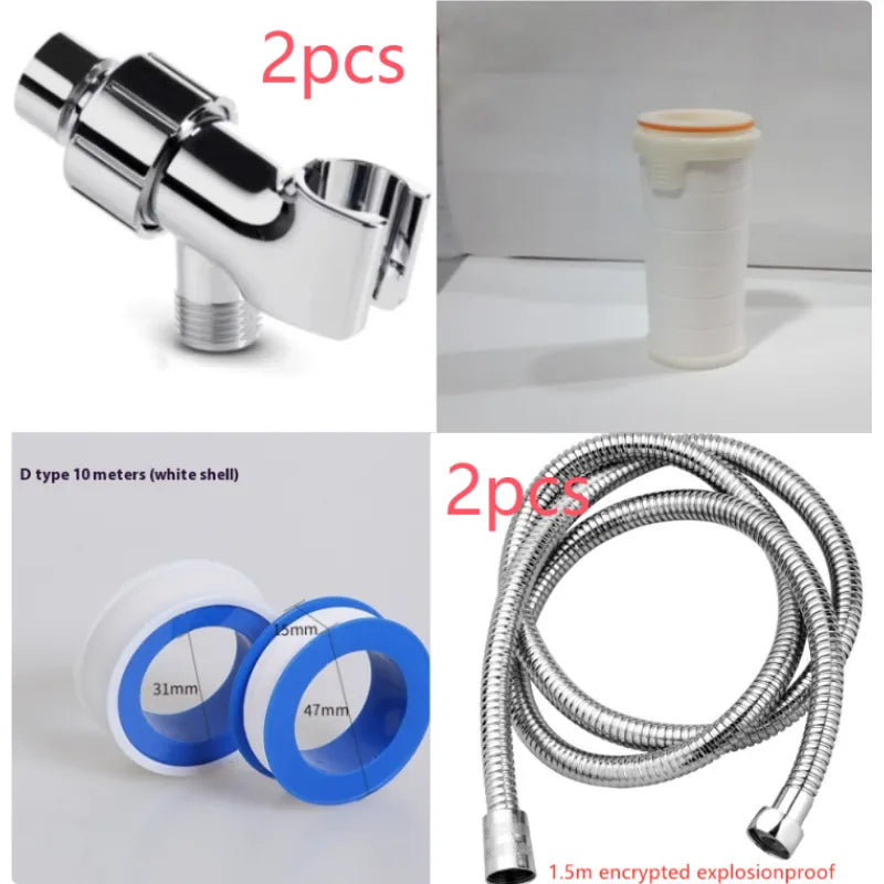 Snowflake shower head - filtered water with high pressure function