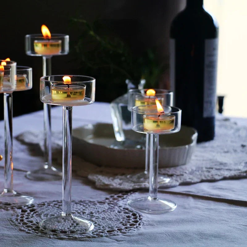 Crystalclear - tealight holder made of glass