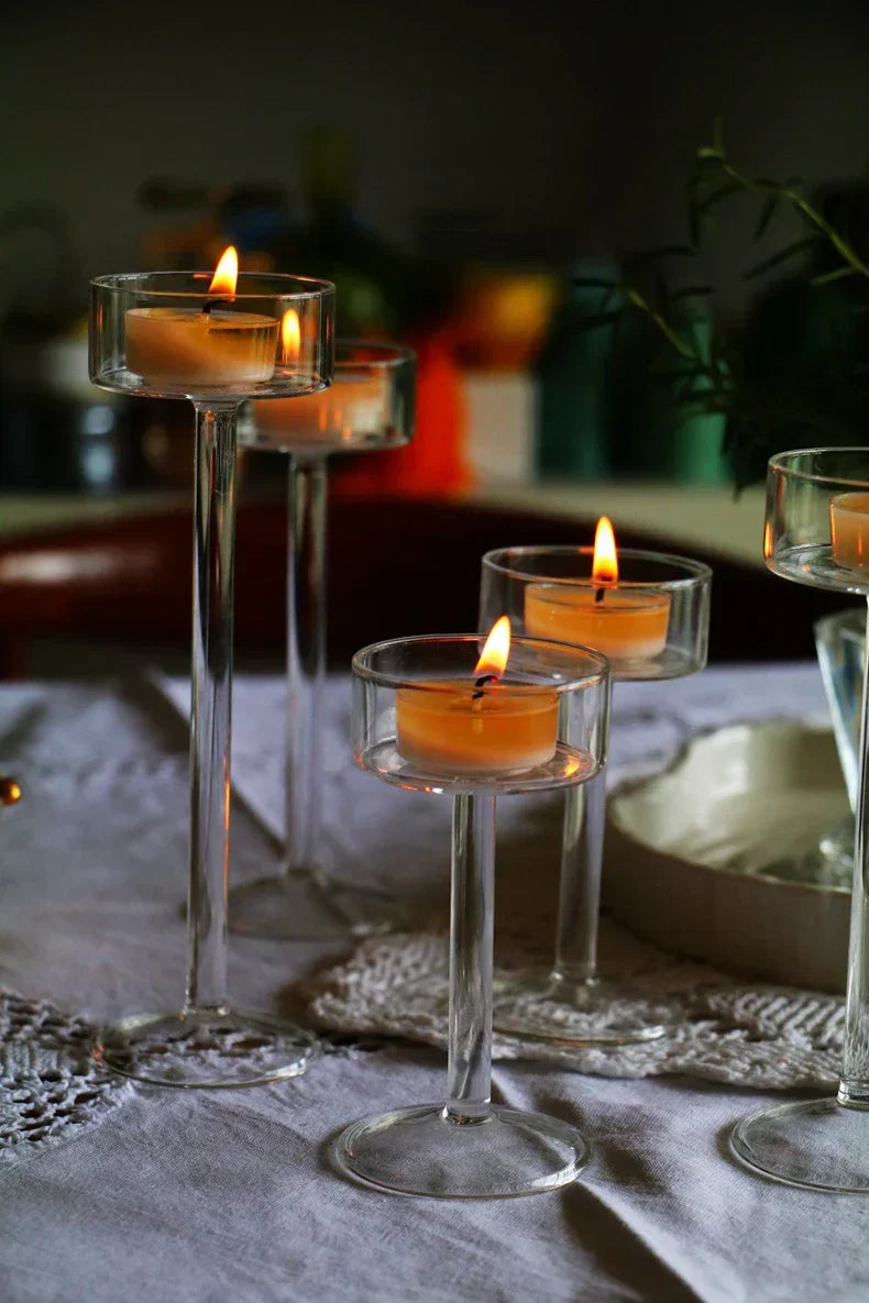 Crystalclear - tealight holder made of glass