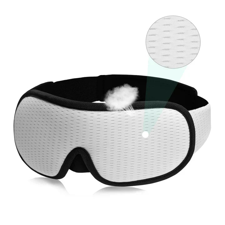 3D sleep mask - light blocking and softly padded