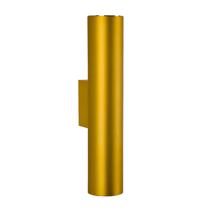 Double head wall light - gold wall sconce - cylinder wall light