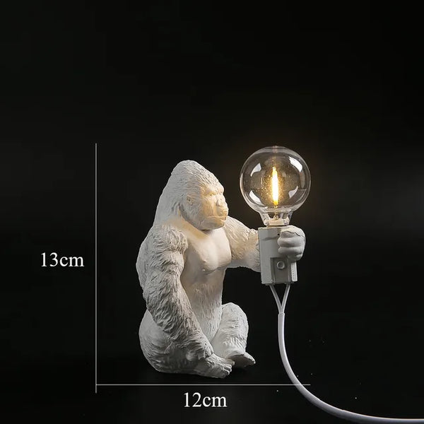Gorilla glow - gorilla animal table lamp