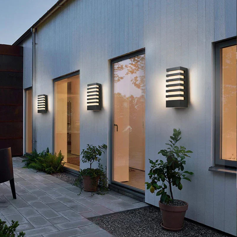 Aluluxe | modern waterproof aluminum wall lamp for indoor and outdoor use