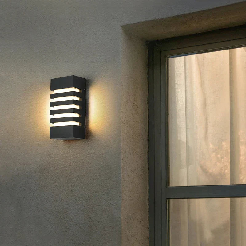 Aluluxe | modern waterproof aluminum wall lamp for indoor and outdoor use