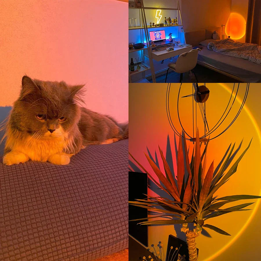 Goldenes - led sunset lamp