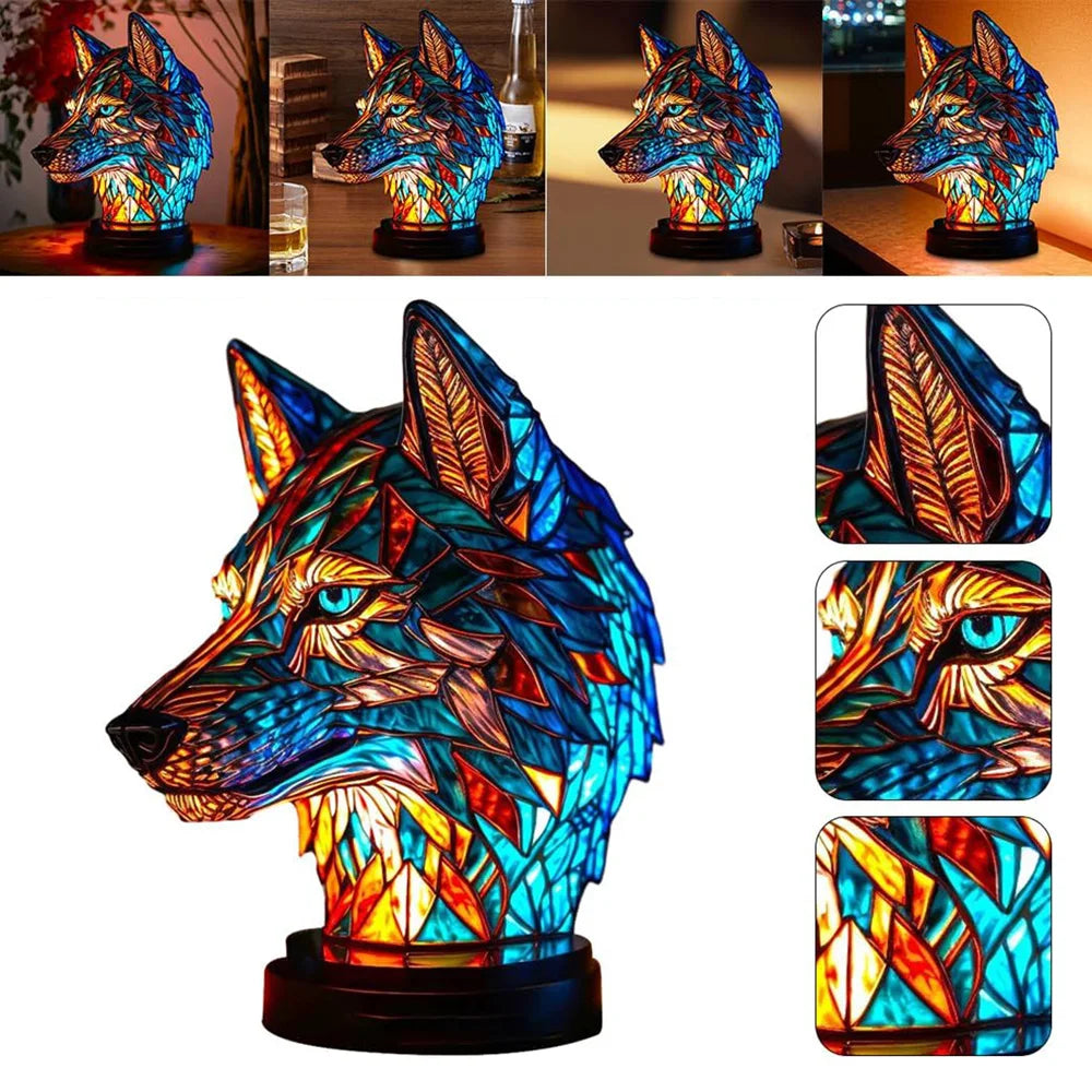 Animal Gloss | lamp with stained glass of animals