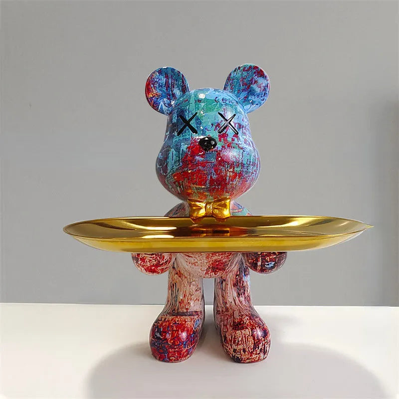 Craftbear - bear figurine with tray