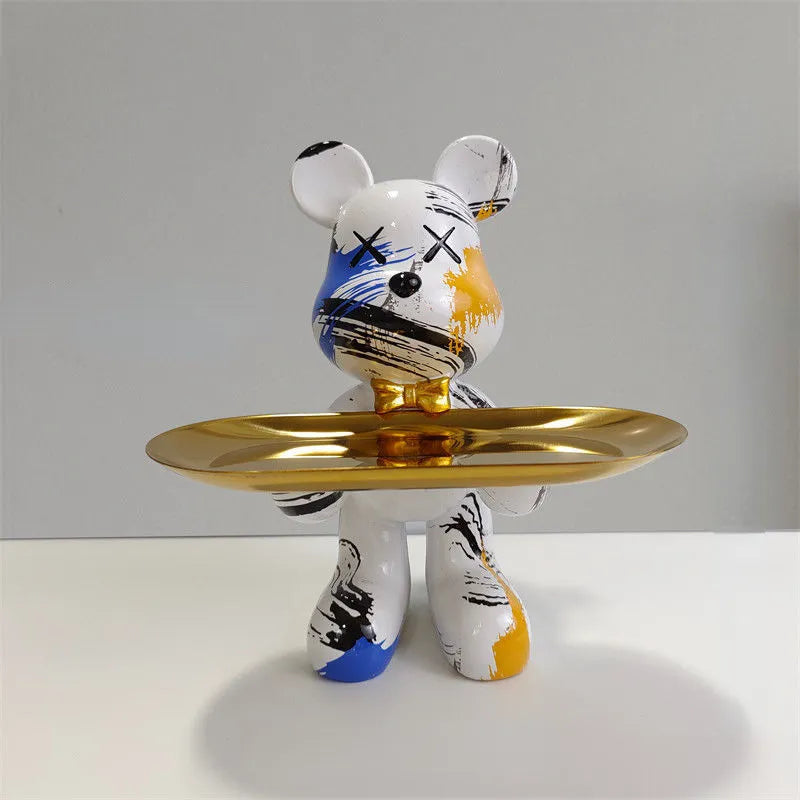 Craftbear - bear figurine with tray