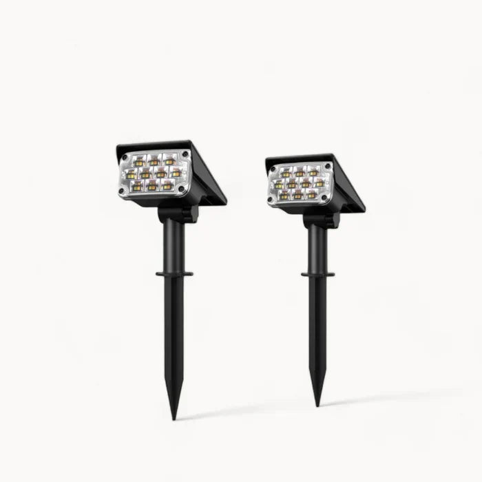 Cordless led solar garden spotlight deluxe