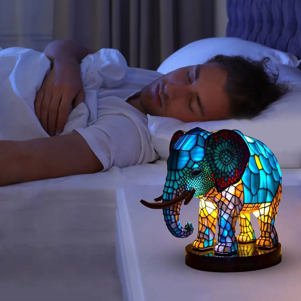 Animal Gloss | lamp with stained glass of animals