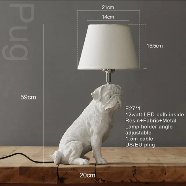 Pupart - dog design table lamp