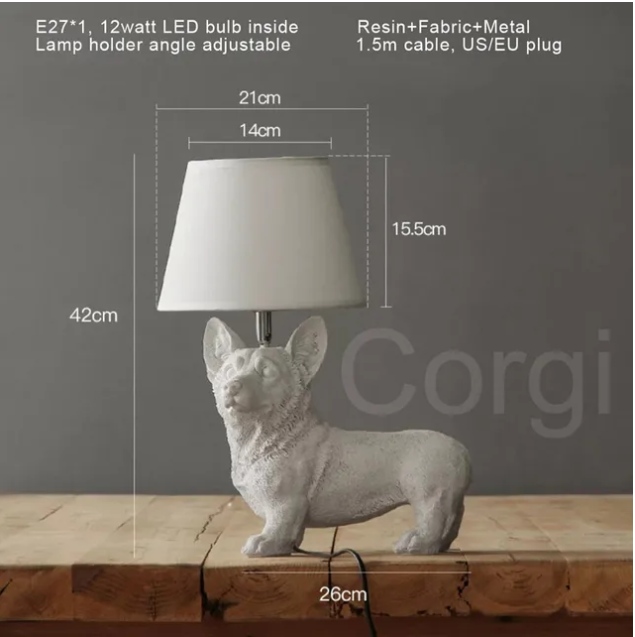 Pupart - dog design table lamp