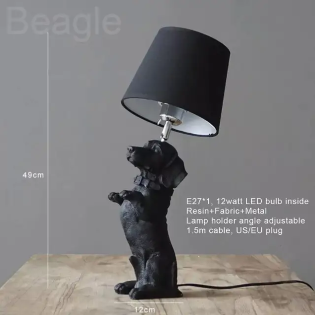 Pupart - dog design table lamp