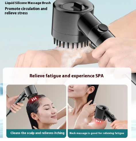 Snowflake shower head - filtered water with high pressure function