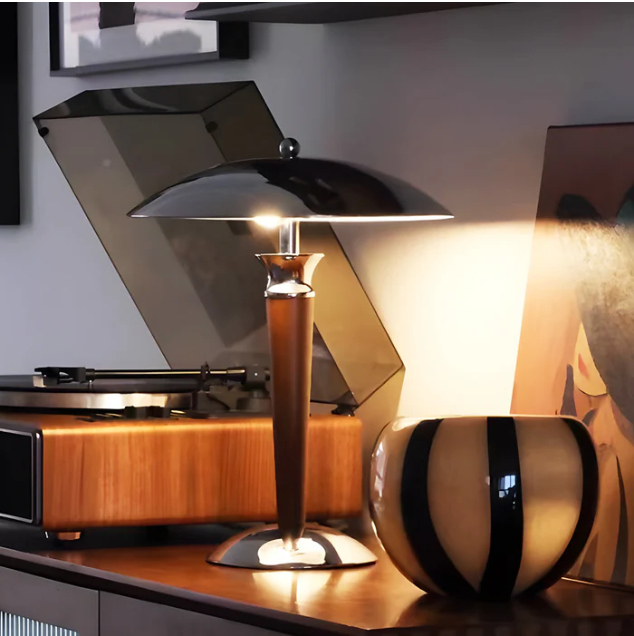 Paquebot - vintage mushroom table lamp with 3-step dimming