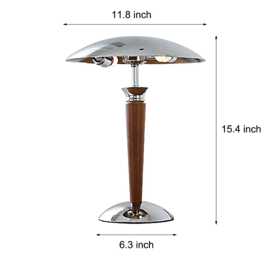 Paquebot - vintage mushroom table lamp with 3-step dimming