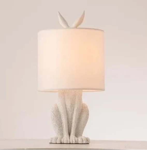Masqueradecraft - masked rabbit table lamp