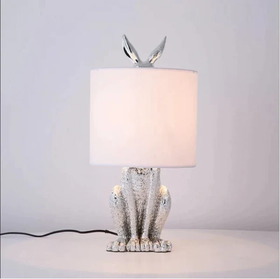 Masqueradecraft - masked rabbit table lamp