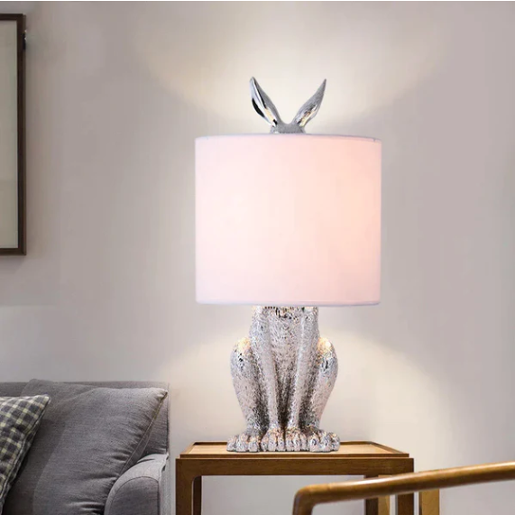 Masqueradecraft - masked rabbit table lamp