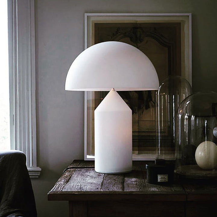 Atollo table lamp made of metal