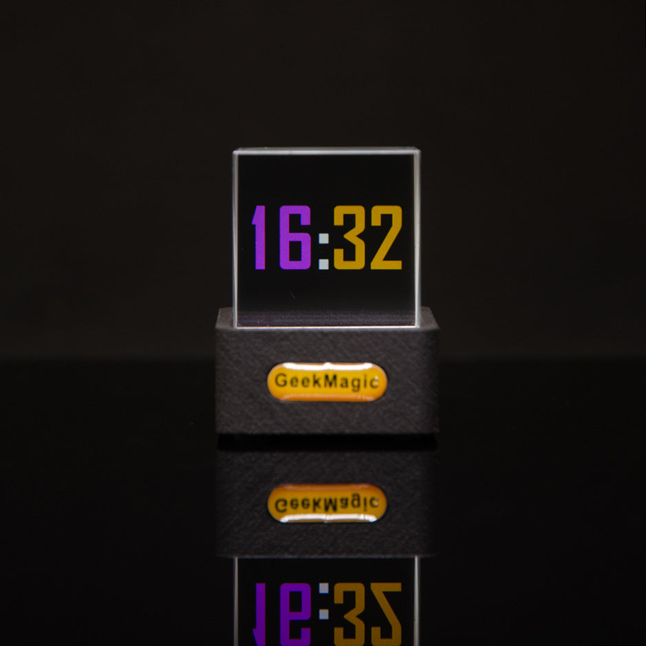 Trendy mini-transparent wifi weather display