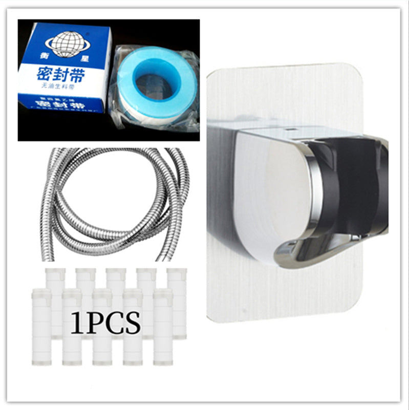 Adjustable shower head holder - suction cup, without drilling