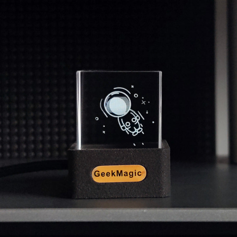 Trendy mini-transparent wifi weather display