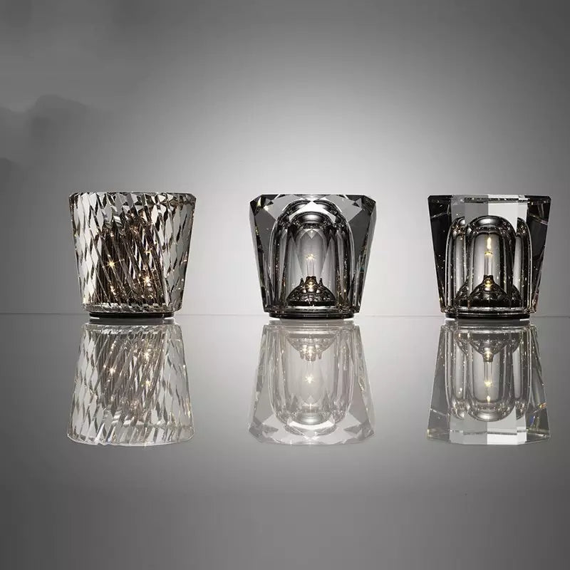 LumiGlimmer | crystal lamp wireless table lamp